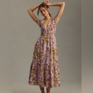 Anthropologie Peregine Midi Dress